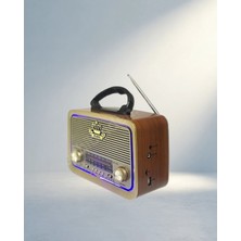 TCX Bluetooth Radyo USB ve Sd Kart Destekli (Ahşap Model)