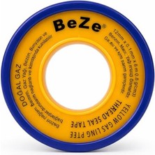 Mey İthalat Için Yüksek Yoğunluklu Ptfe Sızdırmazlık Bandı Sarı 12 mm x 8m Teflon Bant Doğalgaz ve Lpg Tesisatı