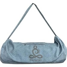 Mey İthalat 70 cm x 22 cm Mavi Duck Kumaş Yoga ve Fitness Mat Çantası