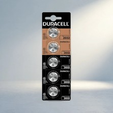 TCX Uzun Süreli Dayanıklılıkta Duracell 2032 Para Pili 5'li Kart