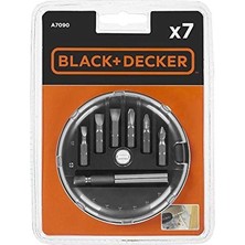 Mey İthalat Black + Decker A7090/XJ Aksesuar Set, 1 Adet, Gümüş
