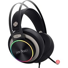 Mey İthalat Kulaklık, James Donkey 712 Siyah 7.1 Surround Rgb Gaming Neodimyum 50 mm Sürücüler 112DB Hassas Mikrofon -43DB Rgb LED Aydınlatmalı Manuel + Yazılımla Ses Kontrol USB Bağlantı ve Ses Kartı