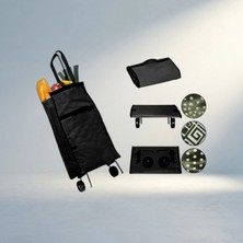 TCX Katlanabilir Portatif Pazar Arabası 75X35 Pratik Taşıma Çözümü