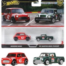 Mey İthalat 1:64 Premium Car Culture 2'li Paket Morris Mini ve 67 Austin Mini Pickup HBL96 - JBK97