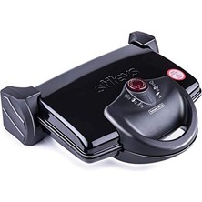 Mey İthalat Tostzade TM-060 Siyah Granit Tost Makinesi