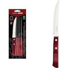 Mey İthalat Churrasco 21198/715 Biftek ve Steak Bıçağı, 6'lı Blister