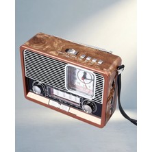 TCX Vintage Tasarımlı Dekoratif Radyo - Modern Fonksiyon ve Uzun Ömür