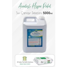 Mey İthalat 5 L Sıvı Çamaşır Deterjanı ve Easy Clean Yüzey Temizlik 100'LÜ