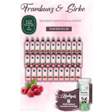 Mey İthalat 32'li Frambuaz Sirke Tonik, 500 ml ve Rosıe