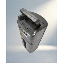TCX Işıklı Bluetooth Hoparlör 2X5W USB Tf Kart Fm Radyo Siyah