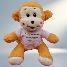 TCX Espirili Maymun Temalı Peluş Oyuncak ve Tişört Seti