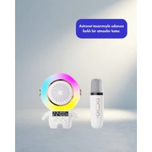 TCX Astronot Tasarım Kablosuz Mikrofonlu Bluetooth Karaoke Hoparlör