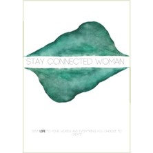 Mey İthalat Stay Connected Woman Journal: Green/mountains