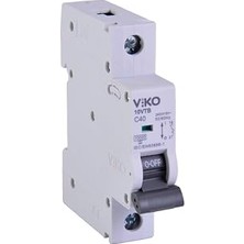 Mey İthalat 10VTB-1C40 Otomatik Sigorta 10KA C Tipi 1 Kutup, 40A