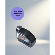 TCX Sensörlü Alarmlı Disk Kilidi 6 mm Motosiklet ve Bisiklet Için (Güvenlik Model)