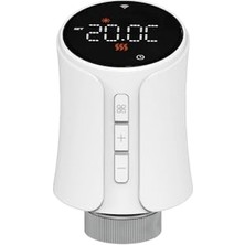 Mey İthalat Zigbee LCD Ekranlı Termostatik Radyatör Vanası (Tuya, ZIGBEE2MQTT Uyumlu), Smart Life