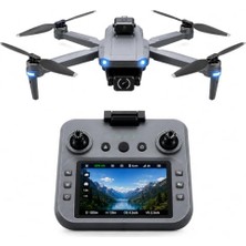 Mey İthalat Katlanabilir Gps Drone; Gimbal Kameralı, Engel Algılamalı, Ekranlı Kumandalı, Tek Tuşla Eve Dönüş ve Gerçek Zamanlı Görüntü Aktarımı