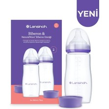 Mey İthalat 2x 330 ml Biberon ve Naturalwave® Biberon Emziği (6 Ay+)