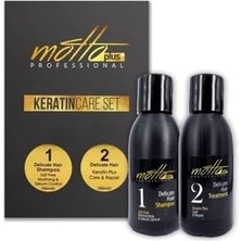 Mey İthalat Brezilya Fönü Keratin Seti, 100 ml Keratin ve 100 ml Şampuan, 2'li Bakım Paketi