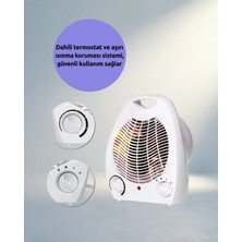 TCX Taşınabilir Fanlı Isıtıcı 2000W Kompakt Boyut
