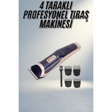 TCX Paslanmaz Çelik Tıraş Makinesi 4 Başlıklı Tüm Saç Tipleri Için
