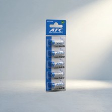 TCX Alkalin A23 Pil Kartı 12V Araç ve Oto Kumanda Için 5'li Paket
