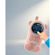TCX Kompakt Tasarımlı USB Şarjlı Çocuk Telsizi Renkli Ekran 1-3 Km Mesafe