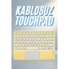 TCX Ultra Ince Taşınabilir Bluetooth Klavye Q Klavye ile Touchpad