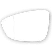 Mey İthalat Vw Beetle 2012-2019 ile Uyumlu Isıtmalı Sol Yan Dış Dikiz Aynası Camı 3C8857521