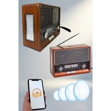 TCX Bluetooth Radyo Fenerli Saatli Aux USB Girişli Taşınabilir