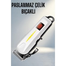TCX Ergonomik Tıraş Makinesi Dijital Göstergeli 150 Dakika Kablosuz Kullanım