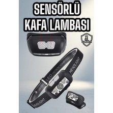 TCX Şarjlı Sensörlü Kafa Lambası 4 Modlu Kamp