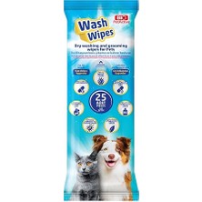 Mey İthalat 25'li Kedi ve Köpek Temizleme Mendili Wash Wipes