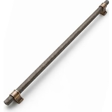 Mey İthalat Sarı Metal 512 mm Hisar Antik Kulp Tırtıklı Desen Mobilya Çekmece Mutfak Dolabı Dolap Kulpları Kulbu