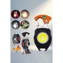 TCX Mini LED Lamba Anahtarlık USB Şarjlı Çok Fonksiyonlu