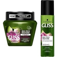 Mey İthalat Bio-Tech Restore Saç Maskesi 300 ml ve Sıvı Saç Kremi 200 ml Seti