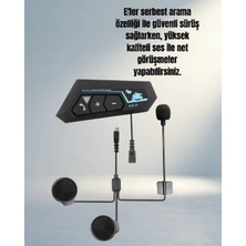 TCX Ergonomik Bluetooth Kulaklık 5.0 Edr Kask Uyumlu