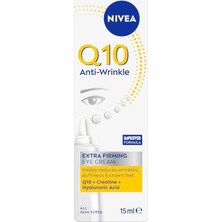 Mey İthalat Q10 Power Kırışıklık Karşıtı Sıkılaştırıcı Göz Kremi, 15 Ml, Hyaluronik Asit ve Kreatin