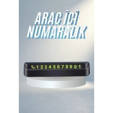 TCX Fosforlu Araç Içi Numaratör 1 Adet Modern Tasarım