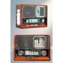 TCX Radyo Taşınabilir Bluetooth Hoparlör (Vintage Model)