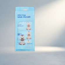 TCX Pratik Mini Cep Islak Mendil Günlük Kullanım Için 8'li Paket