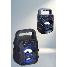 TCX LED Işıklı Bluetooth Hoparlör Uzun Pil Ömrü (Taşınabilir Model)