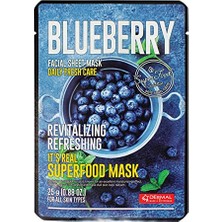 Mey İthalat Its Real Superfood Blueberry Yenileyici Yüz Maskesi Karma Tek Ebat