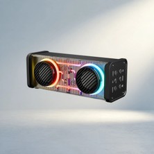 TCX Taşınabilir Bluetooth Hoparlör Işıklı USB Şarjlı 10W Müzik Keyfi