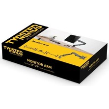 Twisted Twısted Minds 17"-27" TM-25-C06 Gaz Amortisörlü 1-Kollu Monitör Askı Aparatı