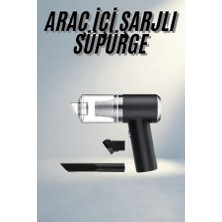 TCX Pratik Mini Vakumlu Araç Süpürgesi 4000MAH Şarjlı
