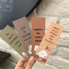 Mey İthalat Sevimli Kawaii Kitap Ayraçları, 4'lü Set