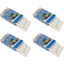 Mey İthalat Tozsuz Beyaz Tebeşir, 10'lu Paket, 4 Paket