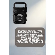 TCX Taşınabilir Bluetooth Hoparlör Rgb Işıklı Yüksek Ses Kalitesi