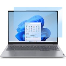 Mey İthalat Lenovo Thinkbook 16 G4 16 Inç Uyumlu Ekran Koruyucu, 9h Temperli Kırılmaz Esnek Nano Cam, Çizilmeye ve Darbeye Dayanıklı, Hd Şeffaf